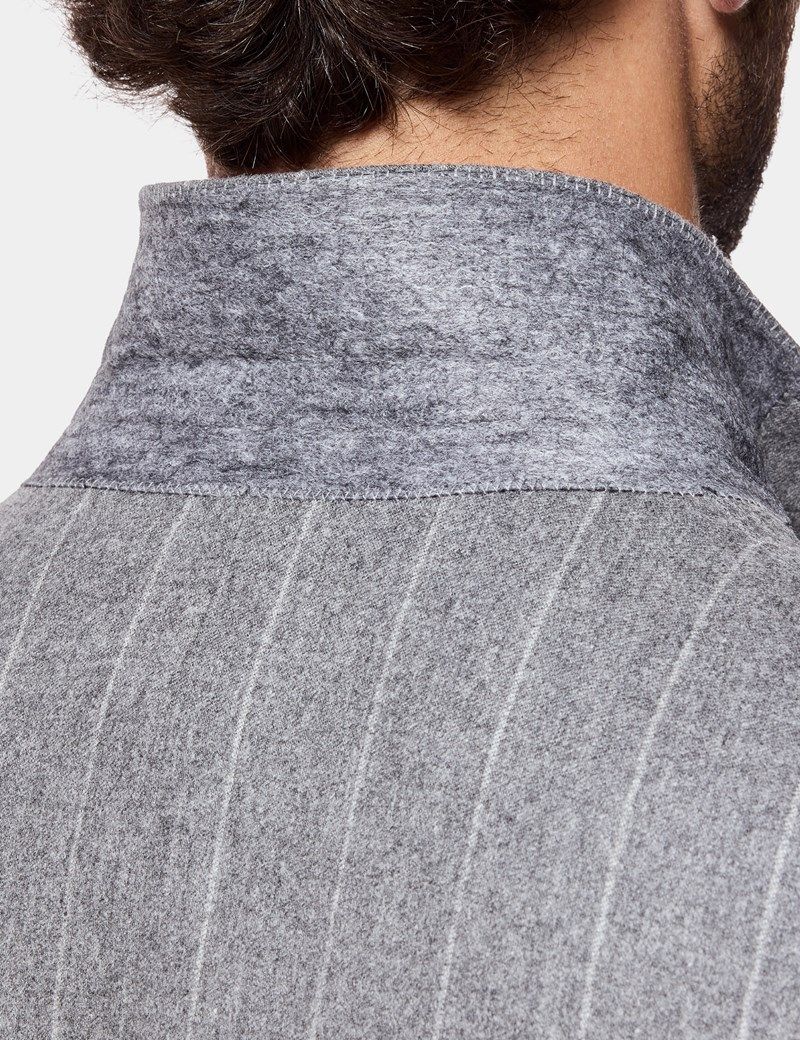 Tailored Fit Grey Stripe 1913 Suit Jacket thumbnail 6