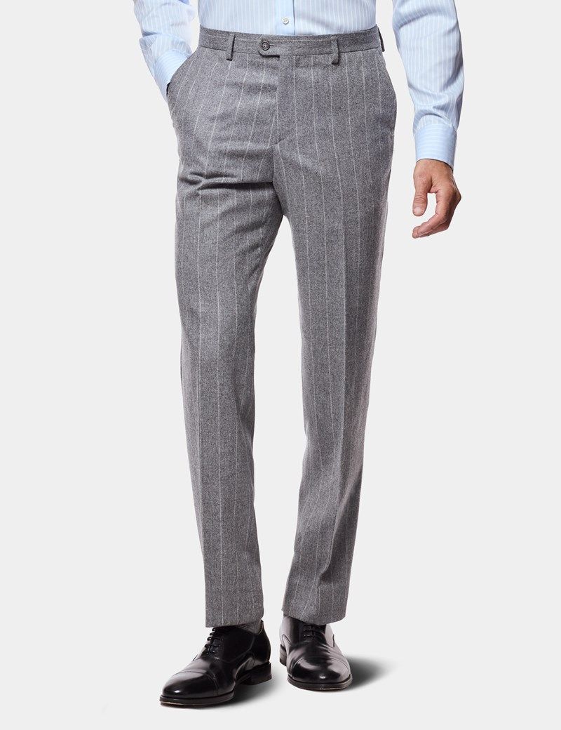 Tailored Fit Grey Stripe 1913 Suit thumbnail 3