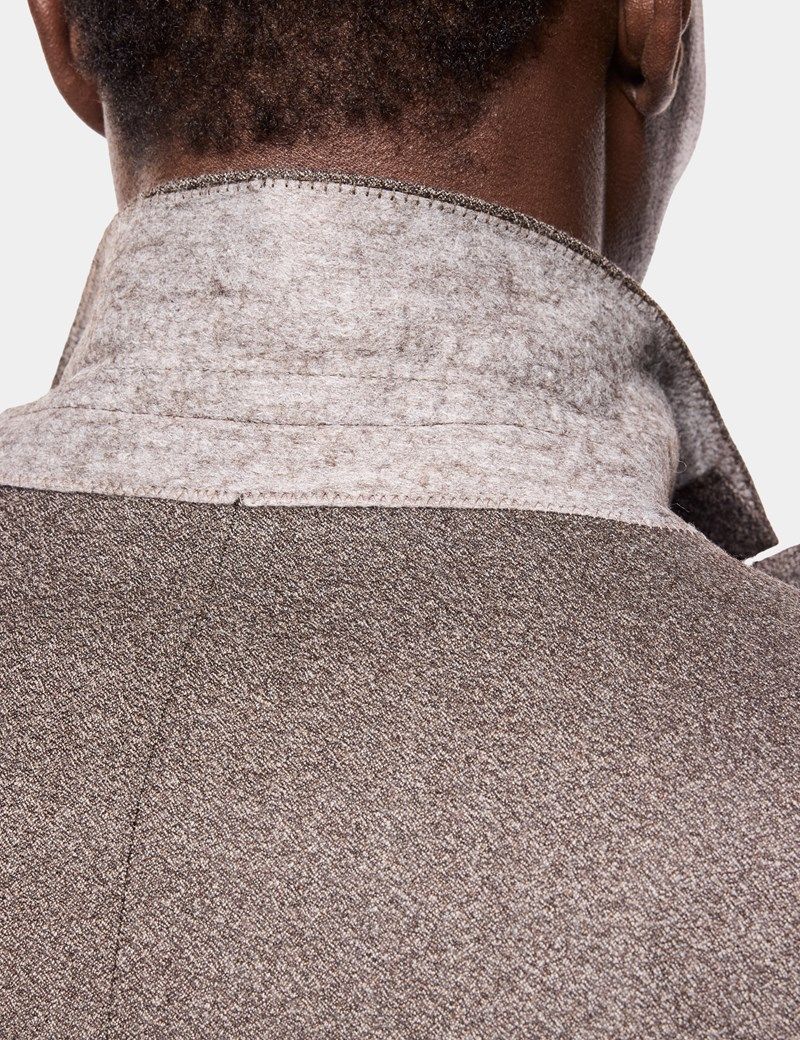 Tailored Fit Brown Mouline 1913 Suit thumbnail 2