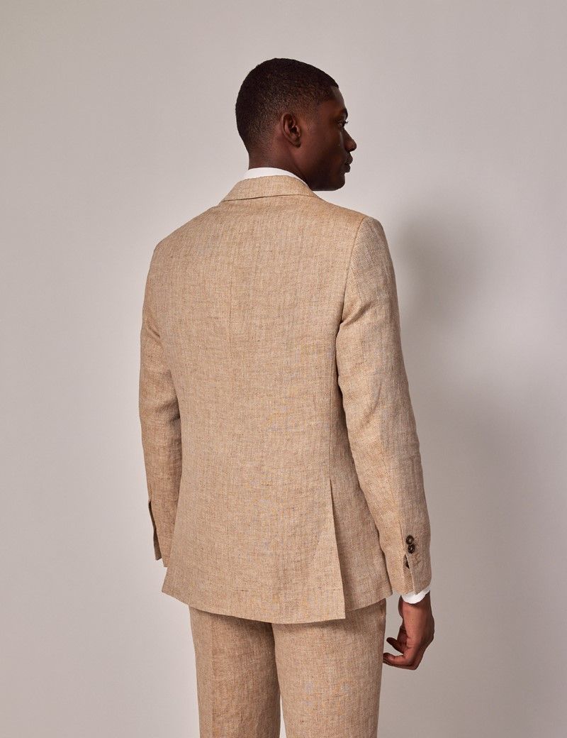 Beige tweed suit best sale