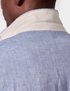 Tailored Fit Light Blue Herringbone 1913 Suit-preview6