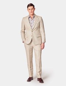 Tailored Fit Natural Herringbone 1913 Suit-preview2