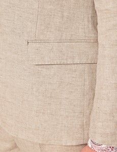 Tailored Fit Natural Herringbone 1913 Suit-preview3