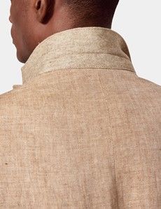 Tailored Fit Beige Herringbone 1913 Suit-preview6