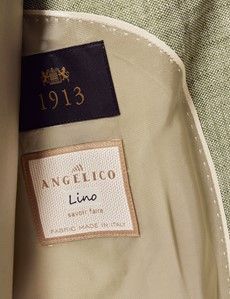 Tailored Fit Green Semi Plain 1913 Suit Jacket-preview3