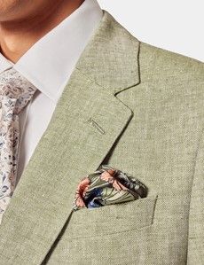 Tailored Fit Green Suit-preview1