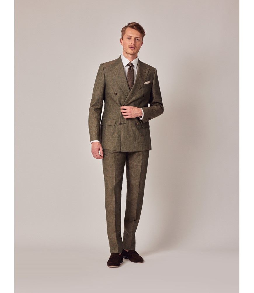 Men's Double Breasted Suit Green | SUIT PARK ONLINE