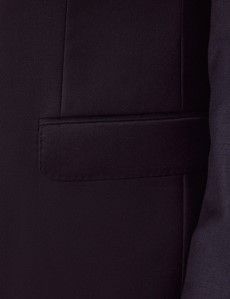 Tailored Fit Navy Twill Suit Jacket-preview2