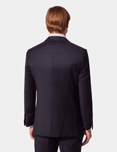 Tailored Fit Navy Twill Suit Jacket-preview3