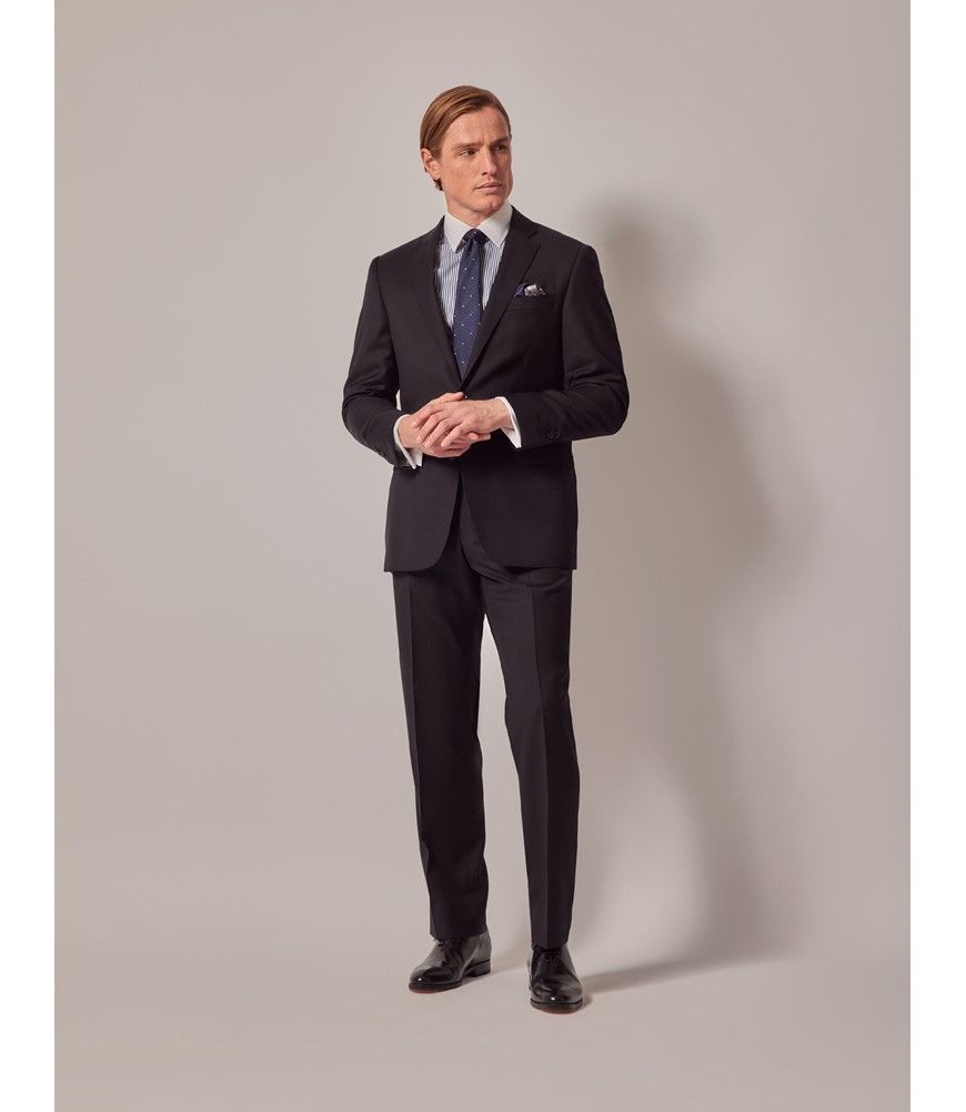 超激安 Suit Tailored Weave Twill Black Men's | Curtis & Hawes ジャケット・アウター