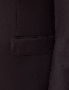 Black Twill Weave Tailored Suit-preview3
