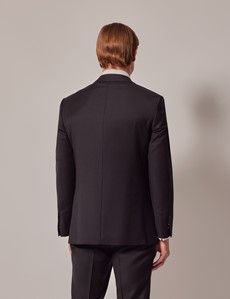 Black Twill Weave Tailored Suit-preview4