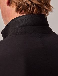 Black Twill Weave Tailored Suit-preview5