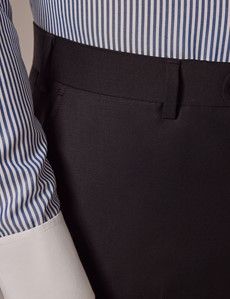 Black Twill Weave Tailored Suit-preview8