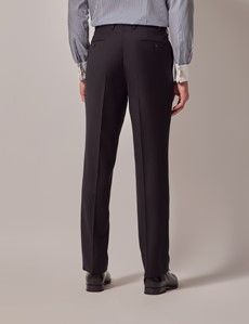 Black Twill Weave Tailored Suit-preview9