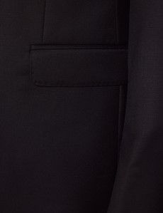 Tailored Fit Black Twill Suit-preview3