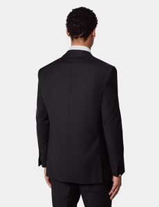 Tailored Fit Black Twill Suit-preview5