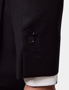 Tailored Fit Black Twill Suit-preview7