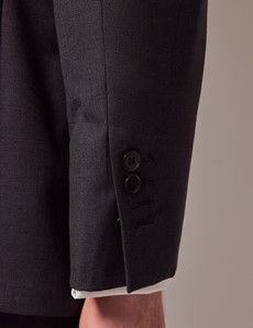 Tailored Fit Dark Charcoal Twill Suit-preview6