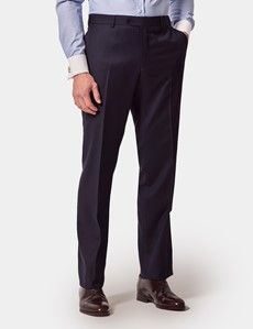 Tailored Fit Navy Twill Suit-preview7