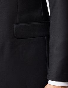 Tailored Fit Black Shawl Dinner Jacket