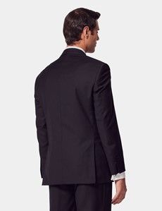 Classic Fit Black Twill Suit-preview5