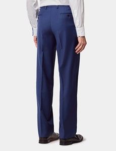 Classic Fit Royal Blue Twill Suit