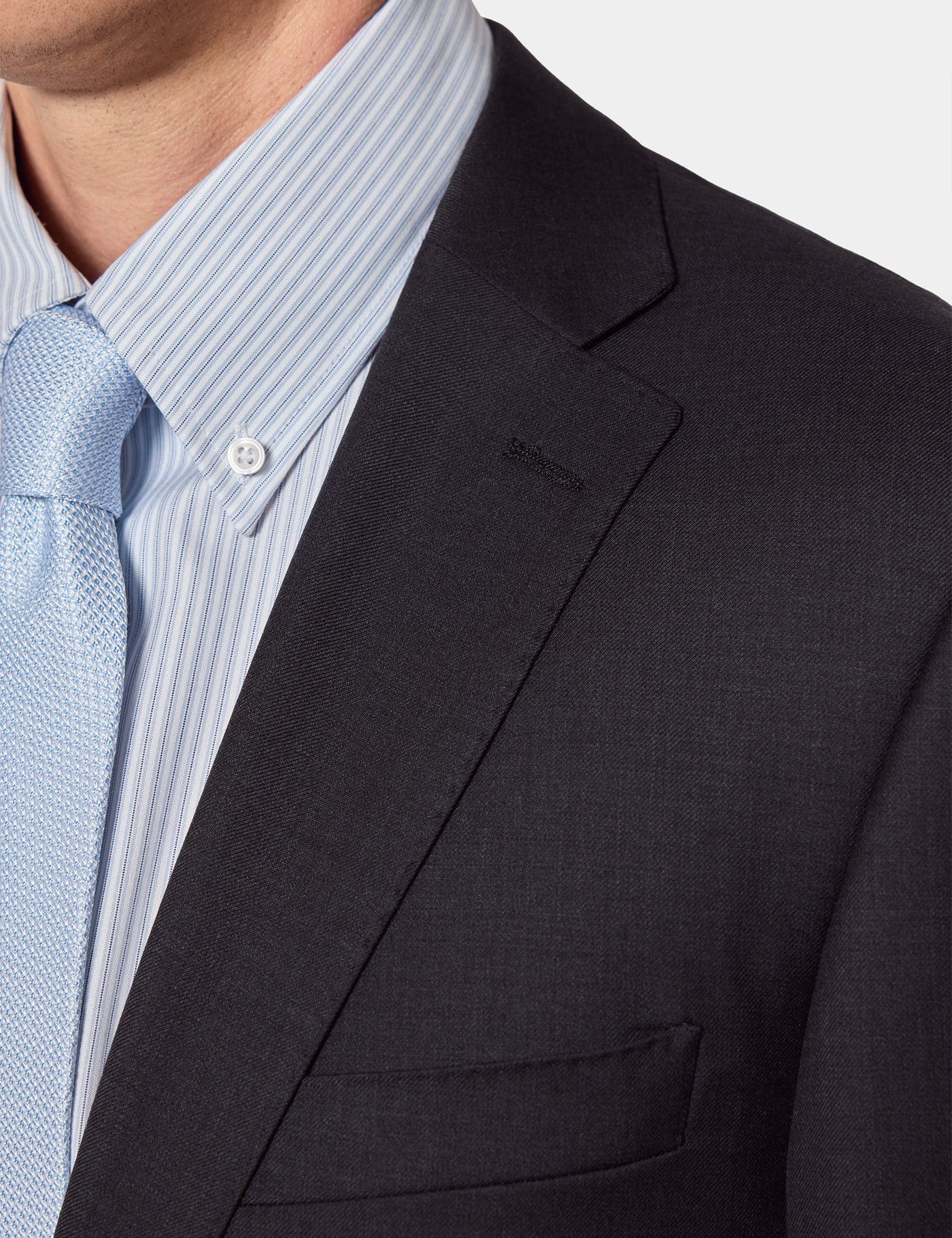 Classic Fit Dark Charcoal Twill Suit-preview