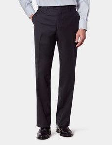 Classic Fit Dark Charcoal Twill Suit