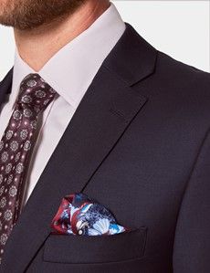 Classic Fit Navy Twill Suit-preview1