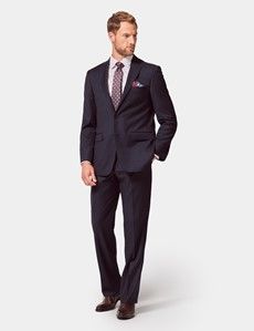 Classic Fit Navy Twill Suit-preview2