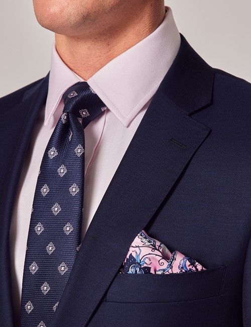 Dark Blue Twill Weave Classic Suit-preview