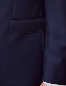 Classic Fit Dark Blue Twill Suit