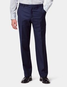 Classic Fit Dark Blue Twill Suit