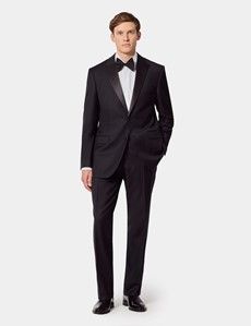 Classic Fit Black Dinner Suit Jacket