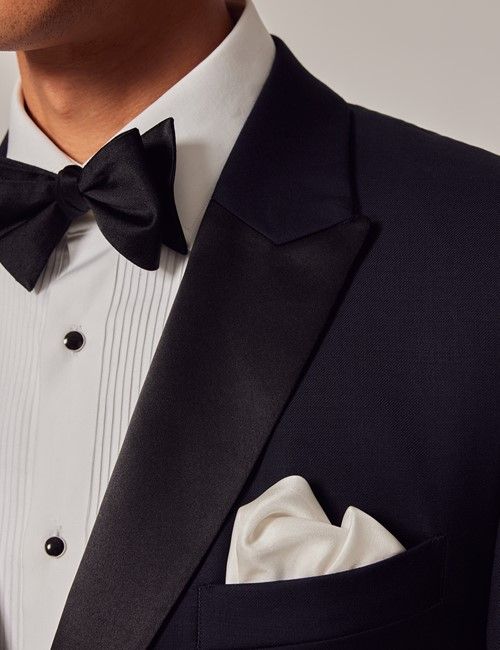 Navy Wool Classic Fit Dinner Suit-preview