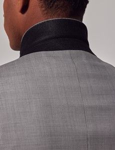Light Grey Twill Classic Suit Jacket-preview5