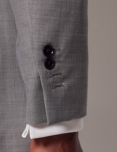 Light Grey Twill Classic Suit Jacket-preview6