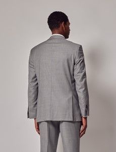 Light Grey Twill Classic Suit Jacket-preview4