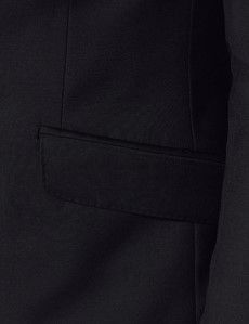 Slim Fit Black Twill Suit-preview3