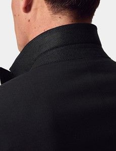 Slim Fit Black Twill Suit-preview5