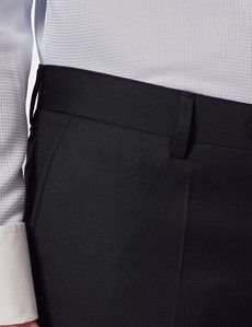 Slim Fit Black Twill Suit-preview8