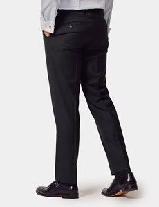 Slim Fit Black Twill Suit-preview9