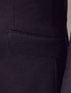 Slim Fit Dark Charcoal Twill Suit Jacket-preview2