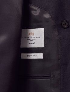 Slim Fit Dark Charcoal Twill Suit Jacket-preview3