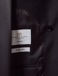 Slim Fit Dark Charcoal Twill Suit-preview4