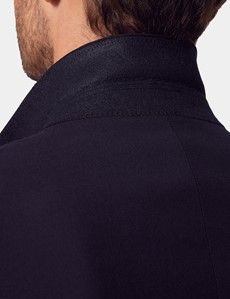 Slim Fit Navy Twill Suit Jacket