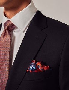 Black Twill Slim Suit Jacket-preview1