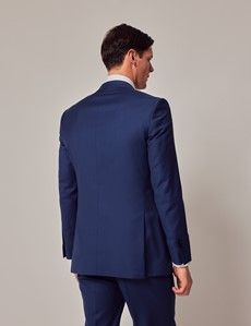 Royal Blue Twill Slim Suit Jacket-preview5
