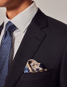 Dark Charcoal Twill Slim Suit Jacket-preview1